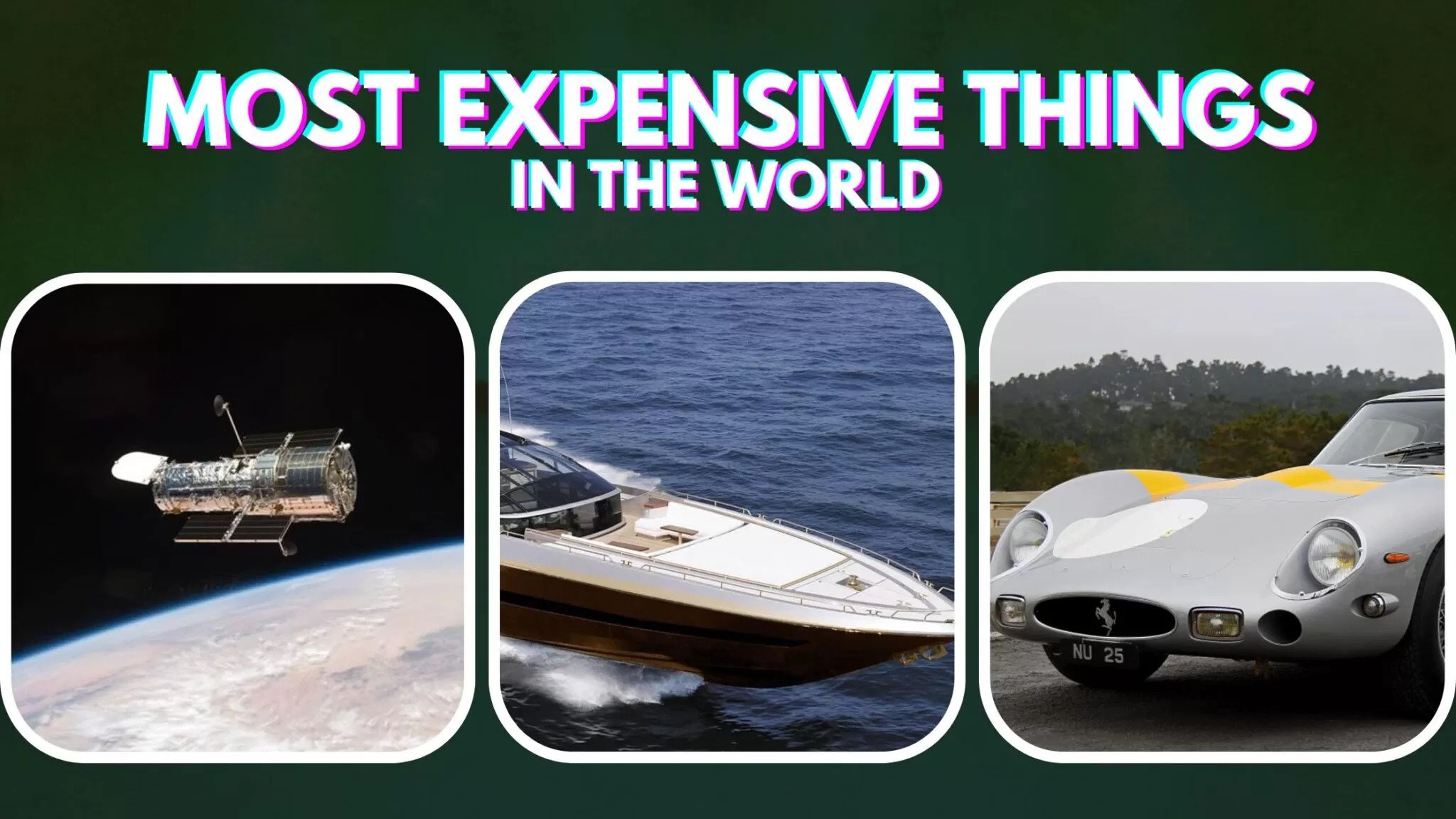 Top 10 Most Expensive Things In The World